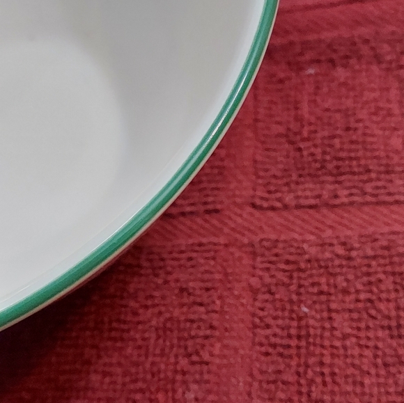 Spode England Christmas Tree Nut Bowl S3324 Holly Green Rim Santa 5.5" X 2.5" - Picture 6 of 13